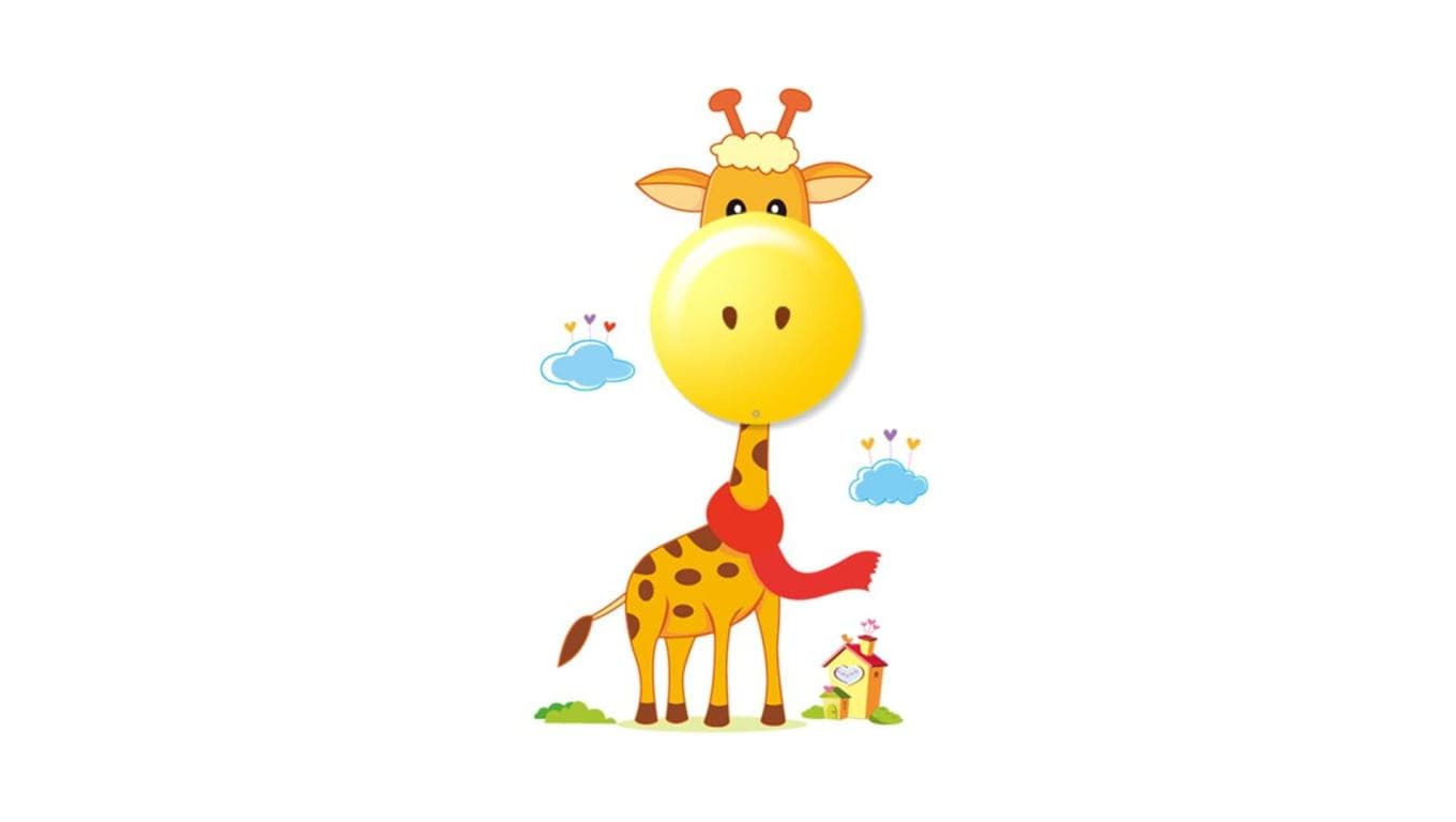 LAMPKA DZIECIĘCA GIRAFFE 0,6W LED ML114 Milagro