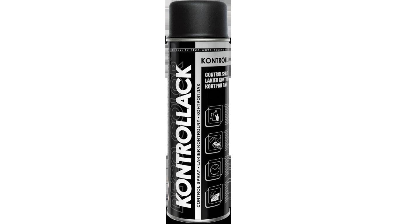 Lakier spray kontrolny 500ml czarny mat KONTROLLACK