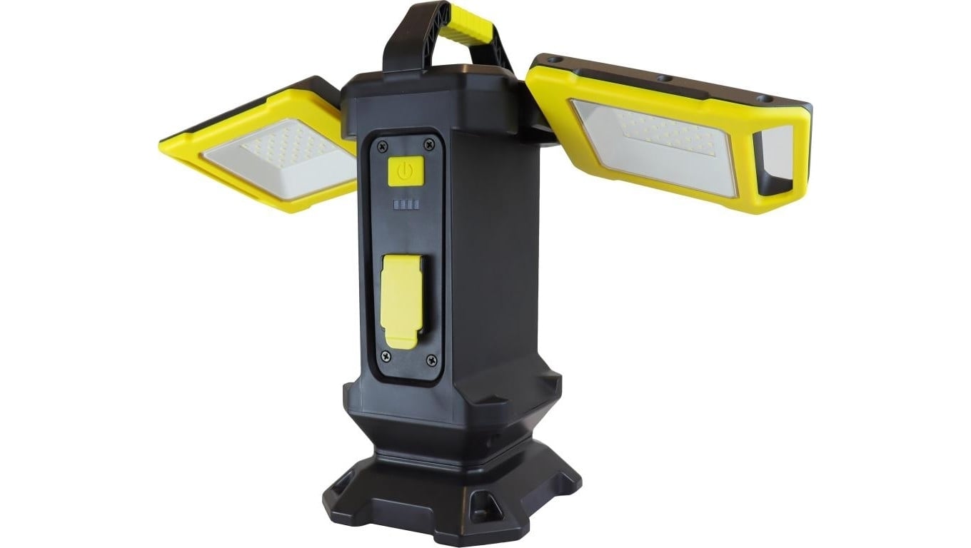 Lampa warsztatowa LED HERCULES 20W 1500lm i 750lm 6500K IP54 akumulatorowa z funkcją powerbank GW-0033