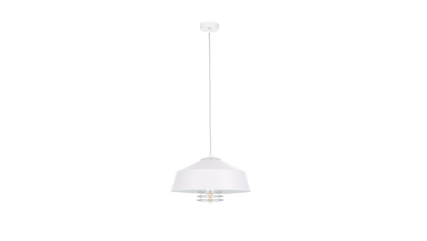 Lampa wisząca nowoczesna loftowa 1xE27 ELECTRA WHITE