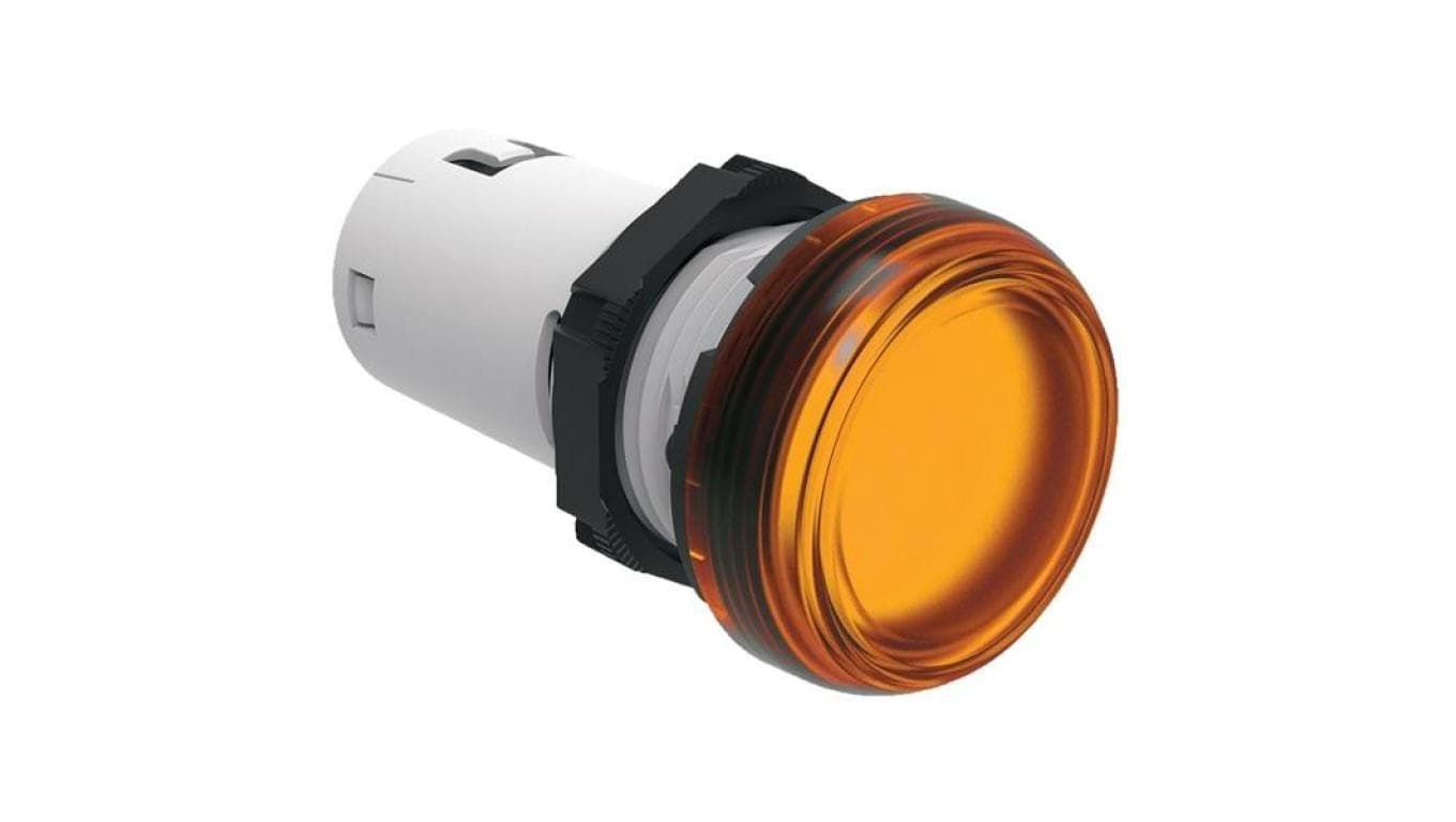 Lampka kontrolna sterownicza LED Pomarańczowa 24V fi:22mm LOVATO