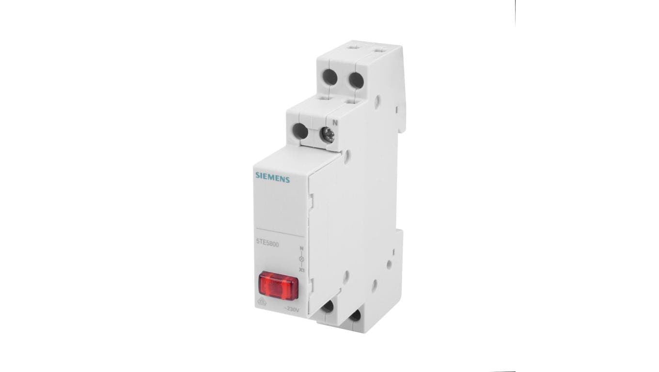 Lampka modułowa 1x czerwona 230V 5TE5800