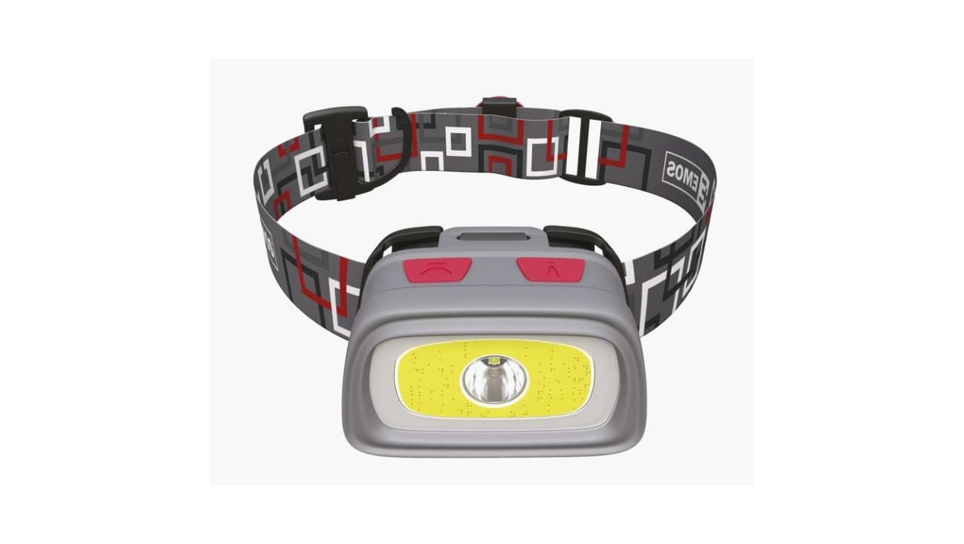 Latarka czołowa LED 330lm COB+CREE 3×AAA P3531