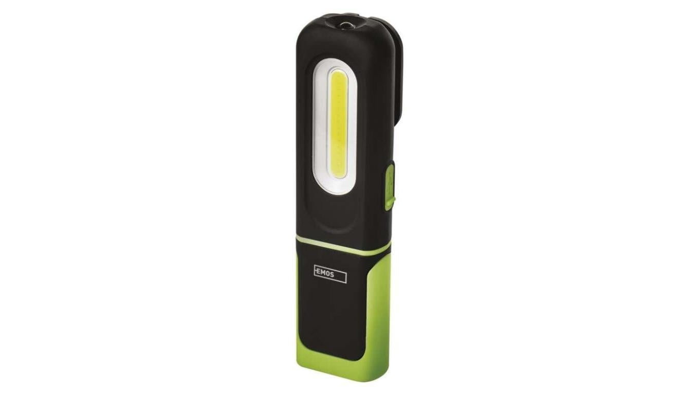 Latarka warsztatowa COB LED + SMD LED 330 lm, 1200mAh, ładowalna EMOS P4537