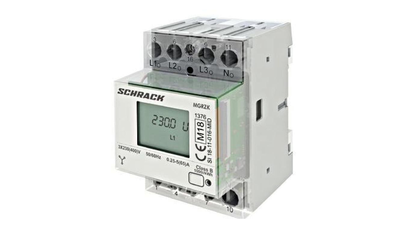Licznik energii mod., 4-przew., bezpośr. 65A, MID, M-Bus
