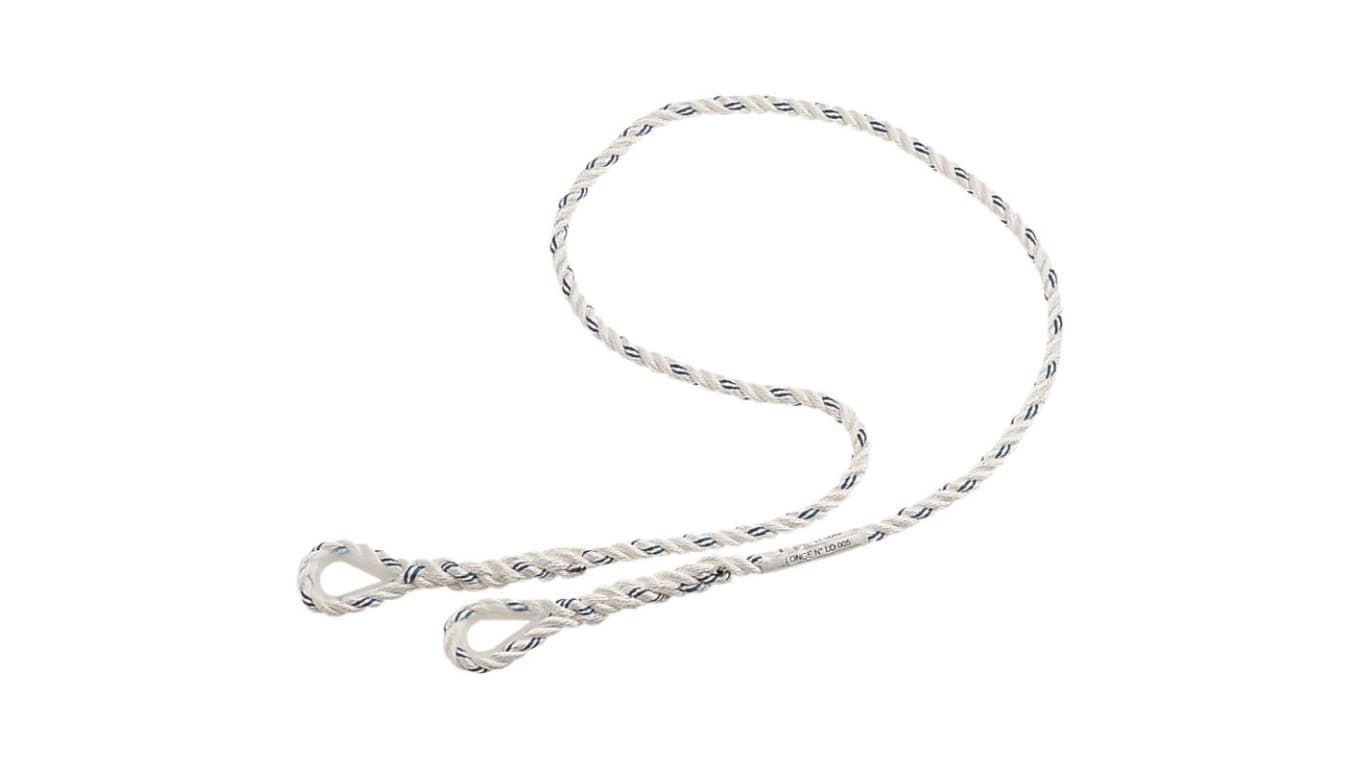 Lina poliamidowa fi 12 mm, 2 pętle z kauszą, długość 1,5 m LO007150