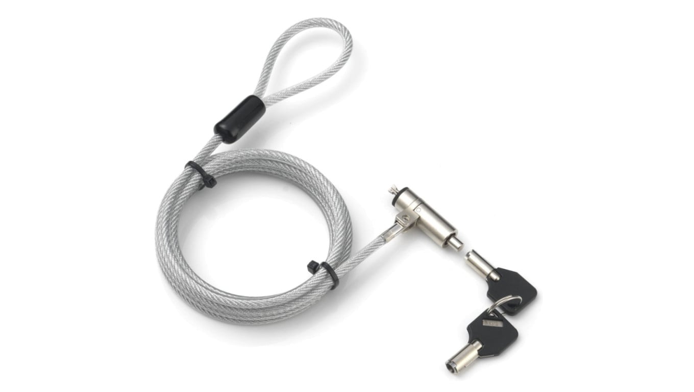 Linka zabezpieczająca do laptopa/notebooka Wedge-Lock na klucz IQ-LOK-13-KT /1,8m/