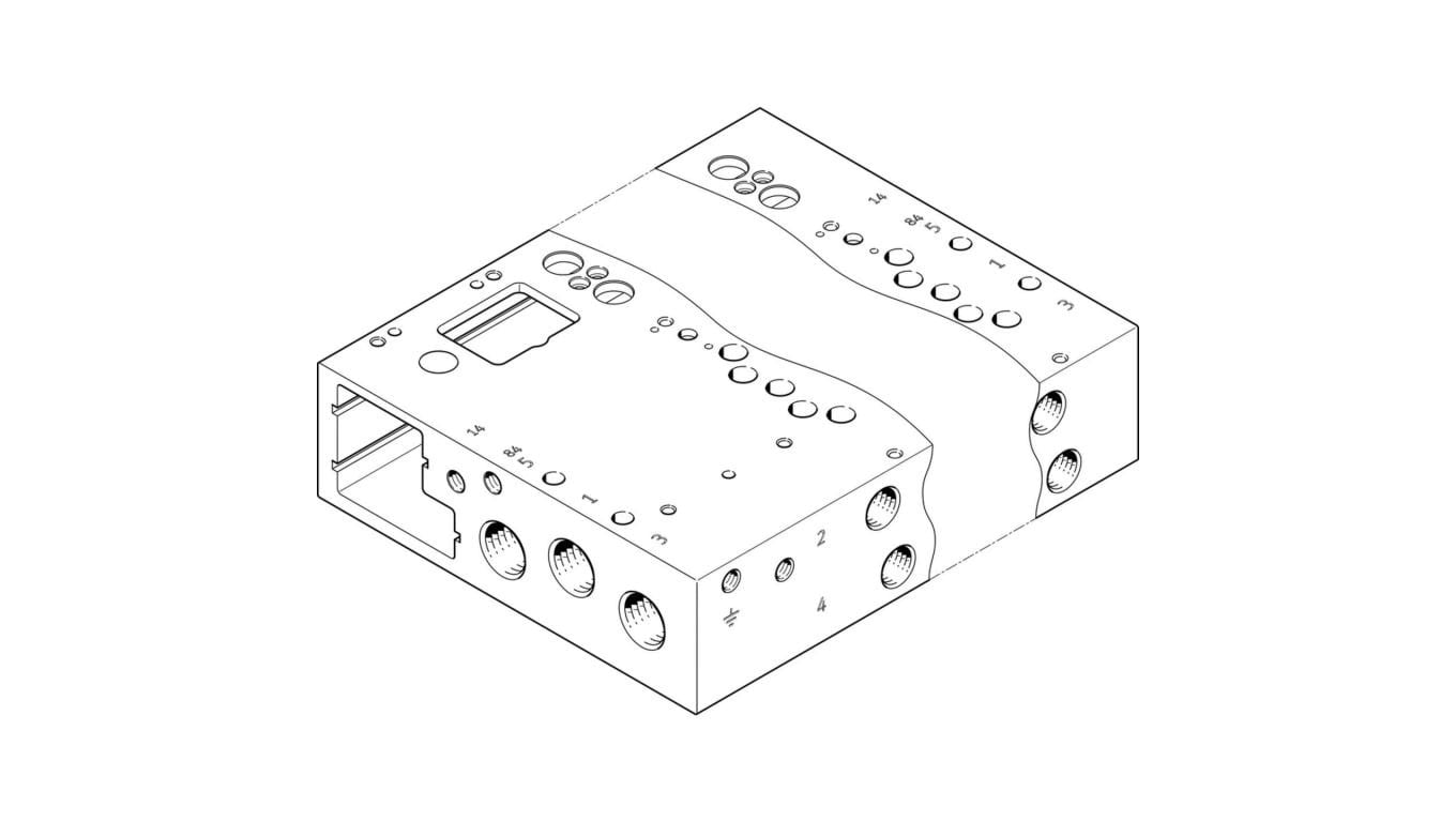 Listwa przyłączeniowa FESTO VABM-L1-14W-G14-10-GR (573506)