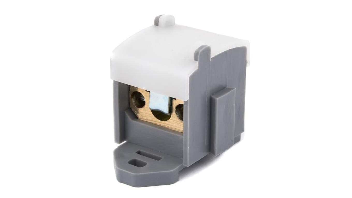 Listwa zaciskowa odgałęźna WLZ 1 x 35mm2 + 4 x 16mm2 Szary WLZ-35/4x16/SZ