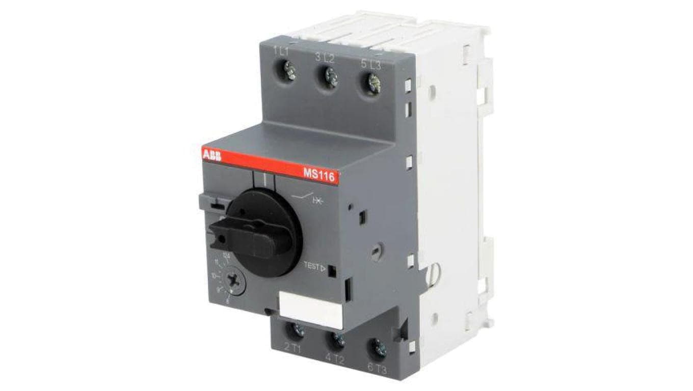 MS116-12 Wyłącznik silnikowy 5,5kW 208÷690VAC na szynę DIN IP20