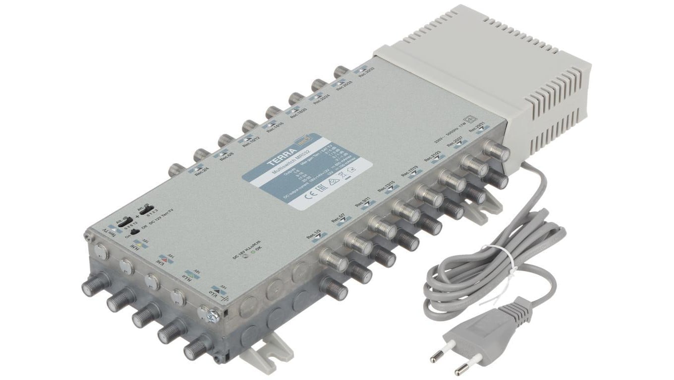 MULTISWITCH MR-532 5 WEJŚĆ/32 WYJŚCIA TERRA