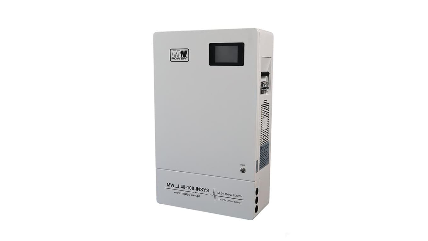 MWLJ 48-100-INSYS: akumulator LiFePO4 51.2V/100Ah INSYS / LiFePO4 battery 51.2V/100Ah INSYS - (44...