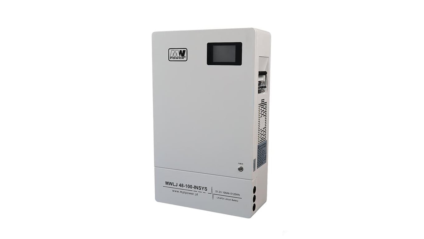 MWLJ 48-100-INSYS: akumulator LiFePO4 51.2V/100Ah INSYS / LiFePO4 battery 51.2V/100Ah INSYS - (44...
