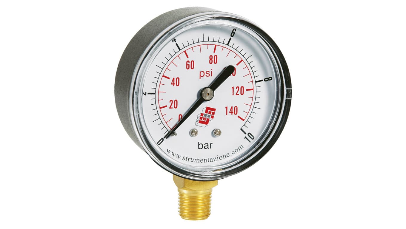 Manometr radialny 0-6 bar, G 1/8, 40 mm