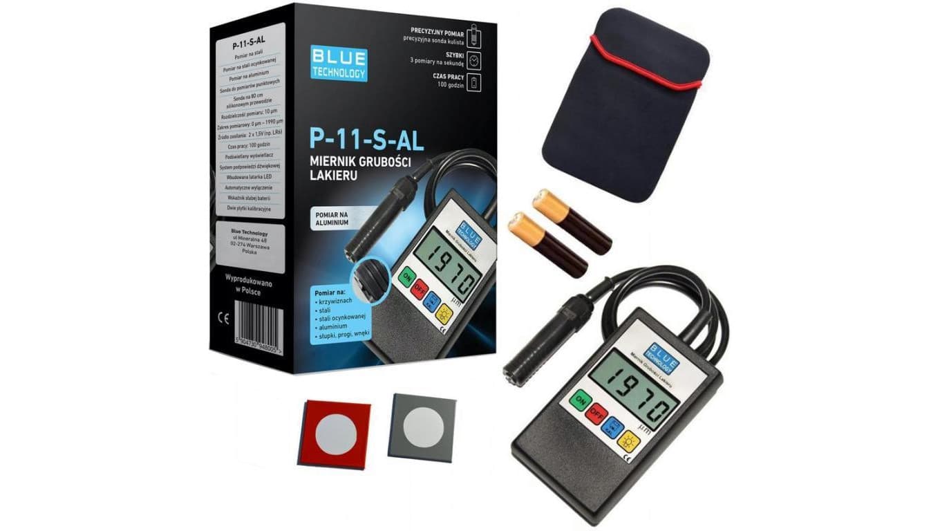 Miernik grubości lakieru Blue Technology P-11-S-AL