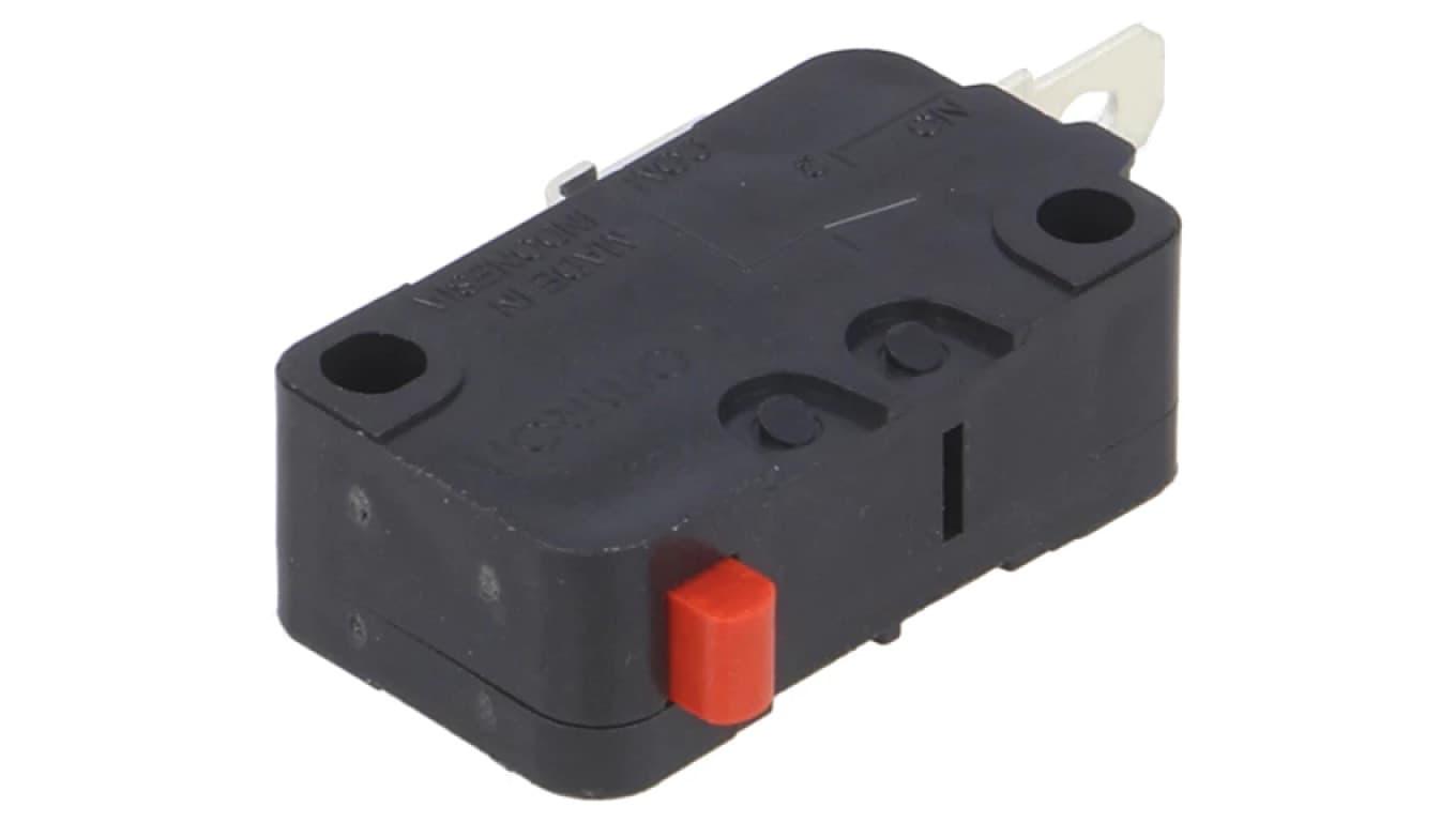 Mikroprzełącznik SNAP ACTION bez dźwigni SPST-NO 16A/250VAC D3V-16-3A5