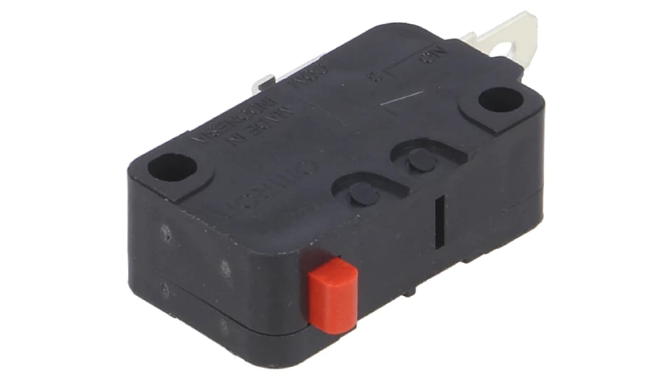 Mikroprzełącznik SNAP ACTION bez dźwigni SPST-NO 16A/250VAC D3V-16-3A5