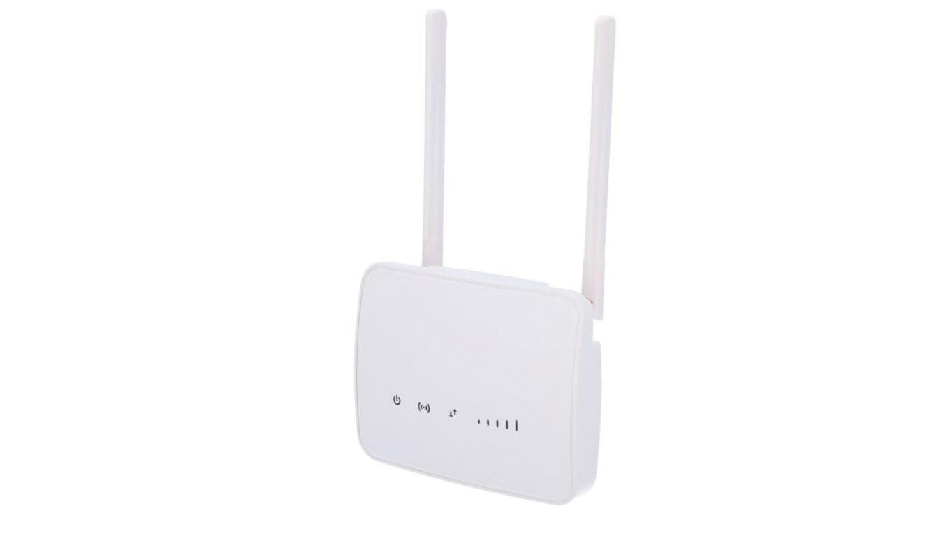 Miniaturowy router 4G/LTE z własnym zasilaniem, WiFi, 4x RJ45, akumulator 2000mAh SF-ROUTER-4G-UPS-4P