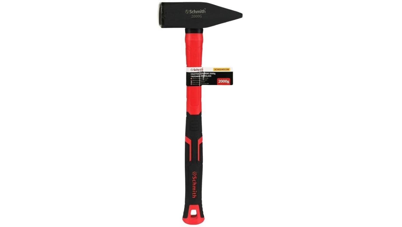 Młotek ślusarski 2000g 2kg trzonek Fiberglass Schmith