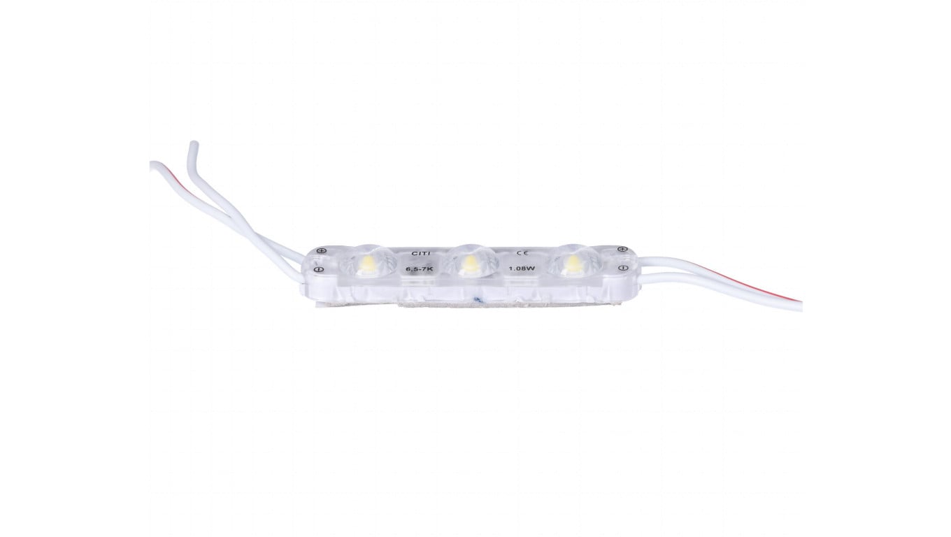 Moduł led IP68 12V Citi Lens 6500K 1,08W v3
