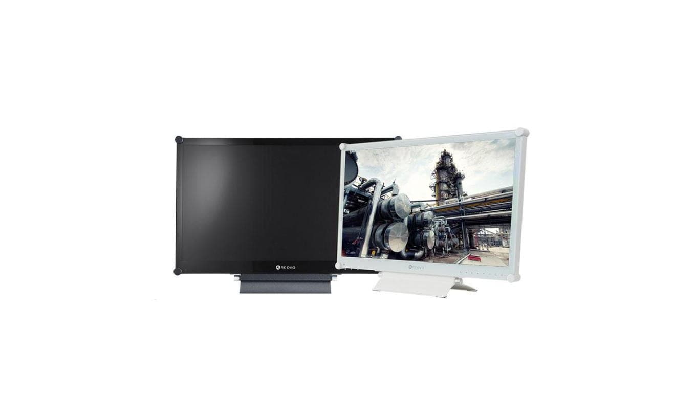Monitor LED 24” Full HD w metalowej obudowie, z hartowanym szkłem optycznym, do pracy 24/7 CCTV RX-24G