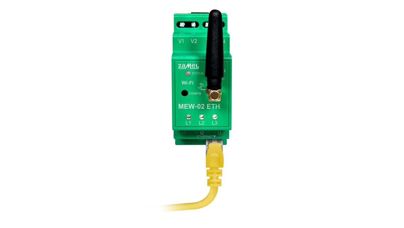 Monitor energii elektrycznej ETHERNET + Wi-Fi 3F+N Supla MEW-02 ETH SPL10000050