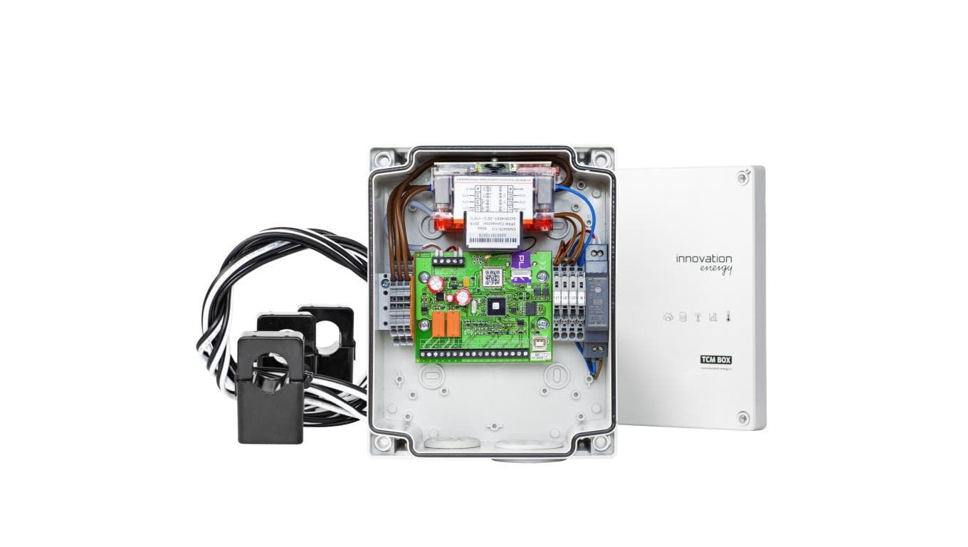 Monitor energii elektrycznej TCM BOX 1P z kartą SIM i trzema przekładnikami 200-24