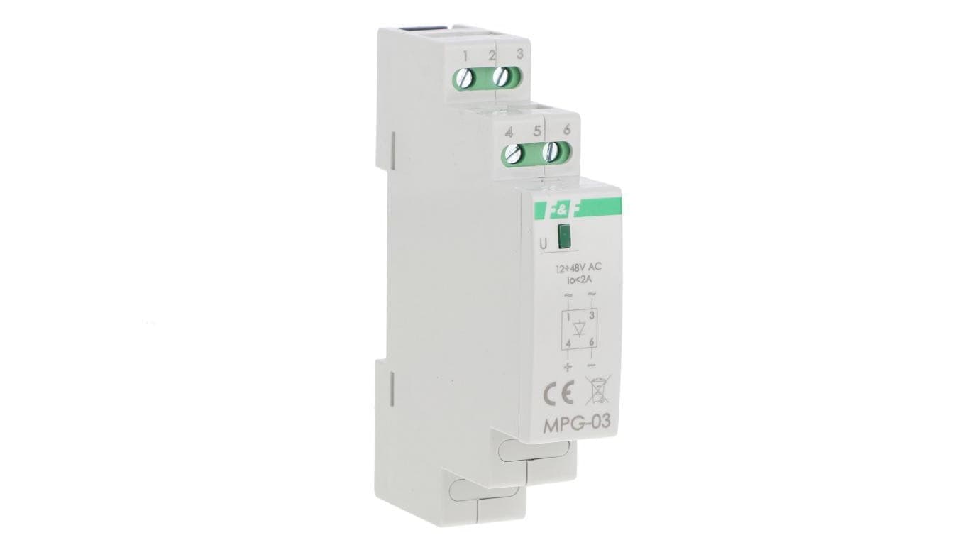 Mostek prostowniczy pełnookresowy 12-48V AC MPG-03-12-48V