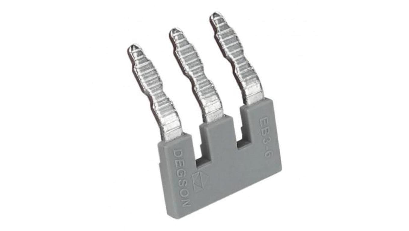 Mostek wtykowy grzebieniowy 3-torowy do złączek szynowych PC2.5 5927
