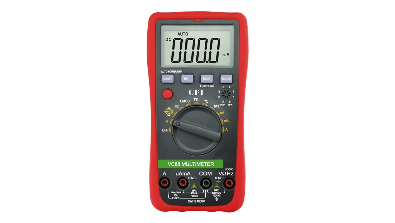 Multimetr uniwersalny tester TTL CMOS hFE VC88