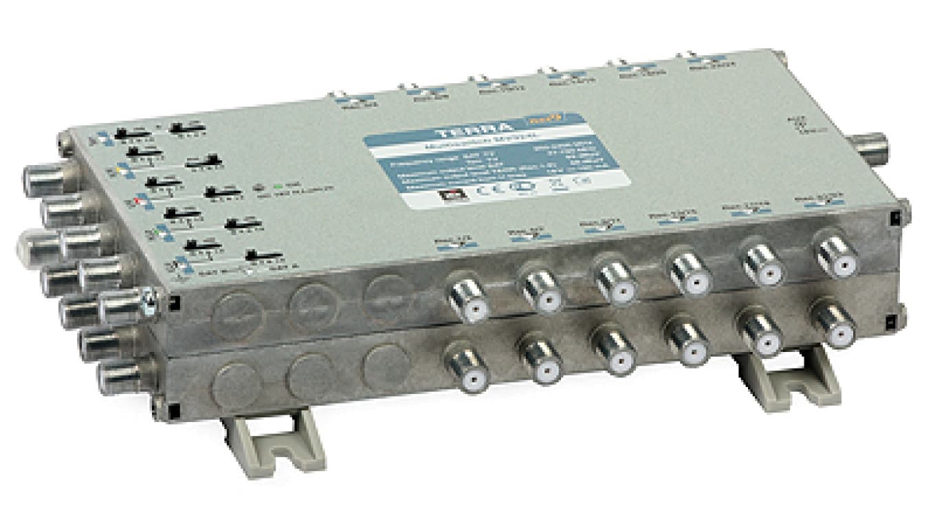 Multiswitch MV-924L TERRA klasa A, 9-wejściowy, 24-wyjściowy z aktywną naziemną - bez zasilacza