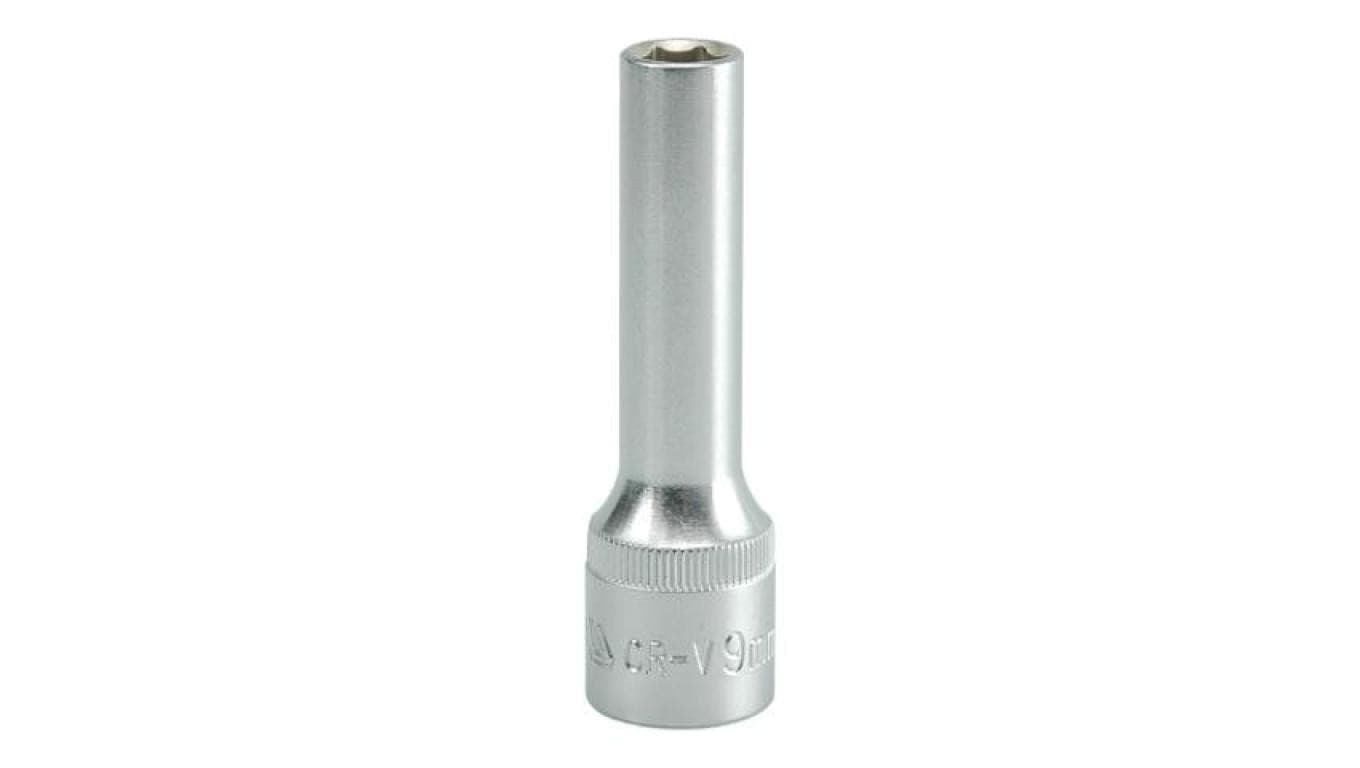NASADKA DŁUGA 6-KĄTNA CHROMOWANA 1/2 9MM