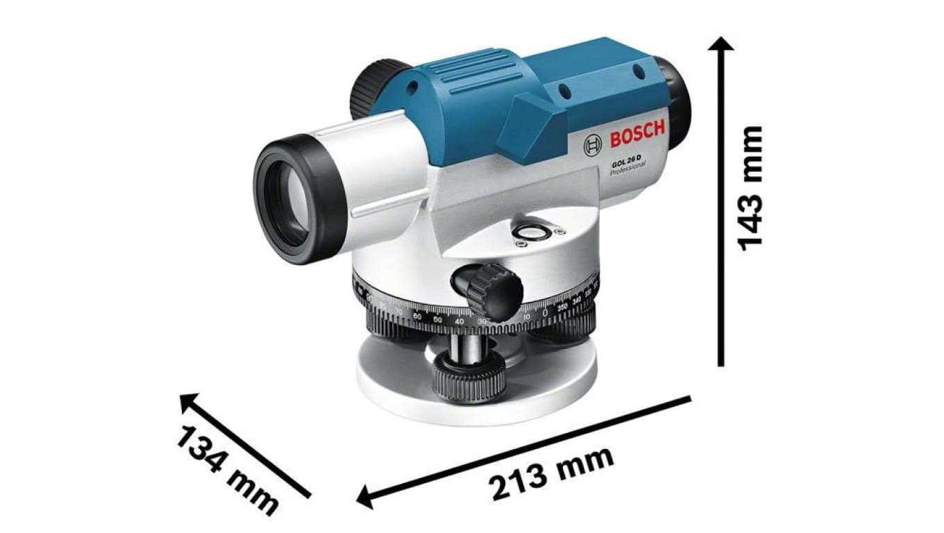 NIWELATOR OPTYCZNY GOL26D + BT160 + GR500