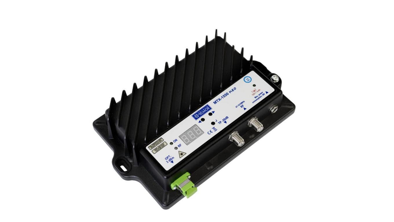 Nadajnik optyczny Telkom-Telmor MTX NEO 1550 6dBm DFB AGC