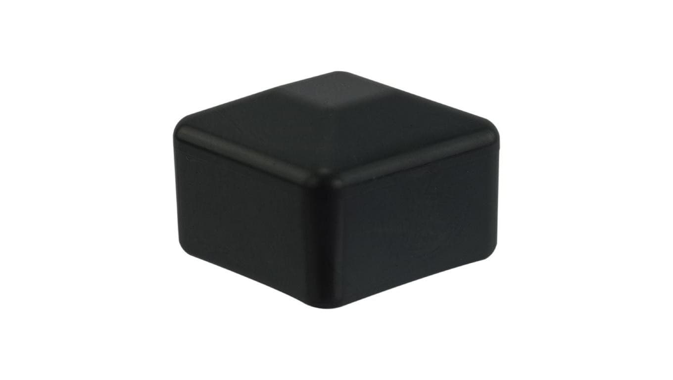 Nasadka szyny czarna 40x40 5000N
