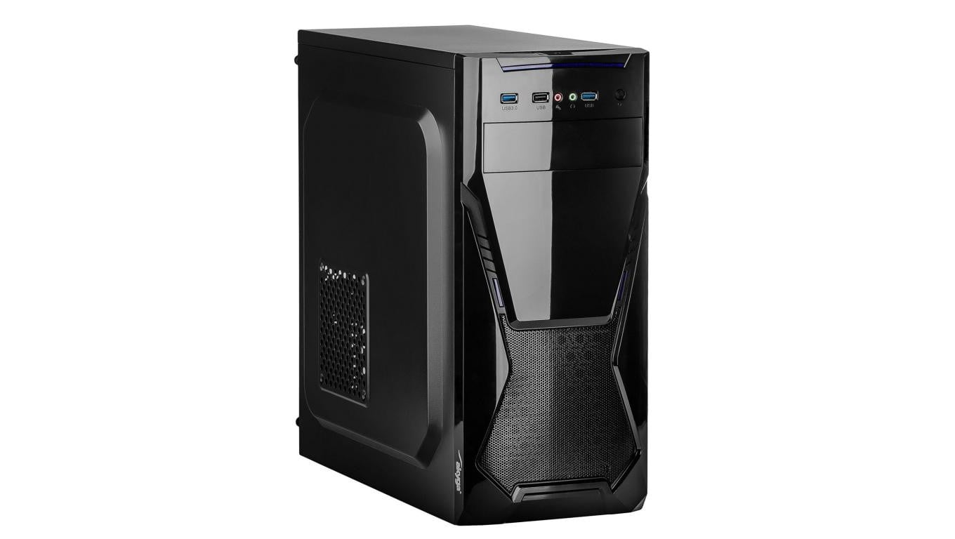 Obudowa Midi ATX Akyga AK13BK 2x USB 3.0 czarna bez PSU
