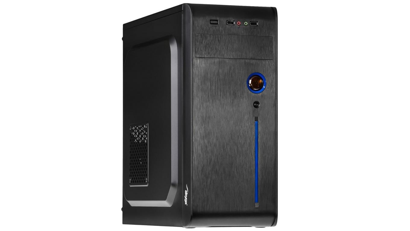 Obudowa Midi ATX Akyga AK939BL 2x USB 2.0 czarna bez PSU