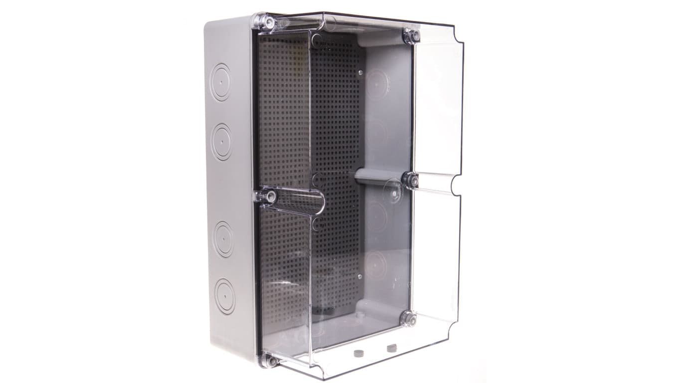 Obudowa hermetyczna natynkowa z płytą PMT5 348x228x166mm IP65 szara OH-5B.4 29.57