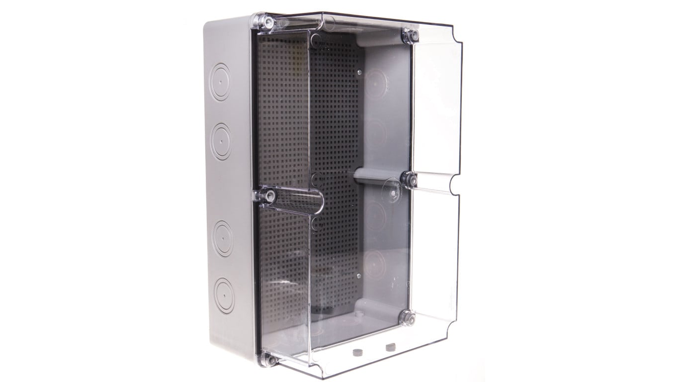 Obudowa hermetyczna natynkowa z płytą PMT5 348x228x166mm IP65 szara OH-5B.4 29.57