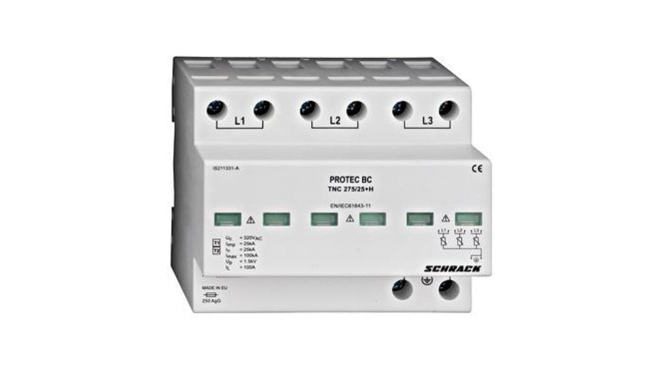Ogranicznik przepięć Typ T1+T2 4P 275V 60kA 1,5kV EL30 VG 4P warystorowo-iskiernikowy / EL30Typ T1+T2 VG 4P
