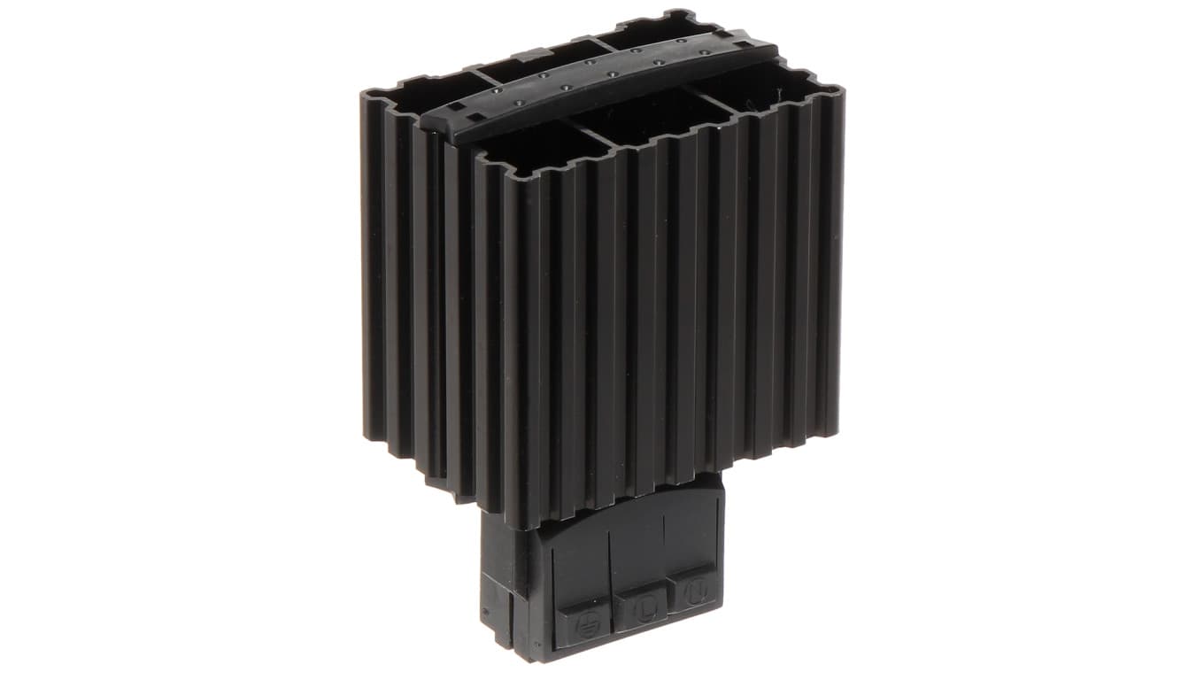 Ogrzewacz półprzewodnikowy, samoregulujący, DIN TS-35, zasilanie 110 V ... 265 V AC/DC, 45W