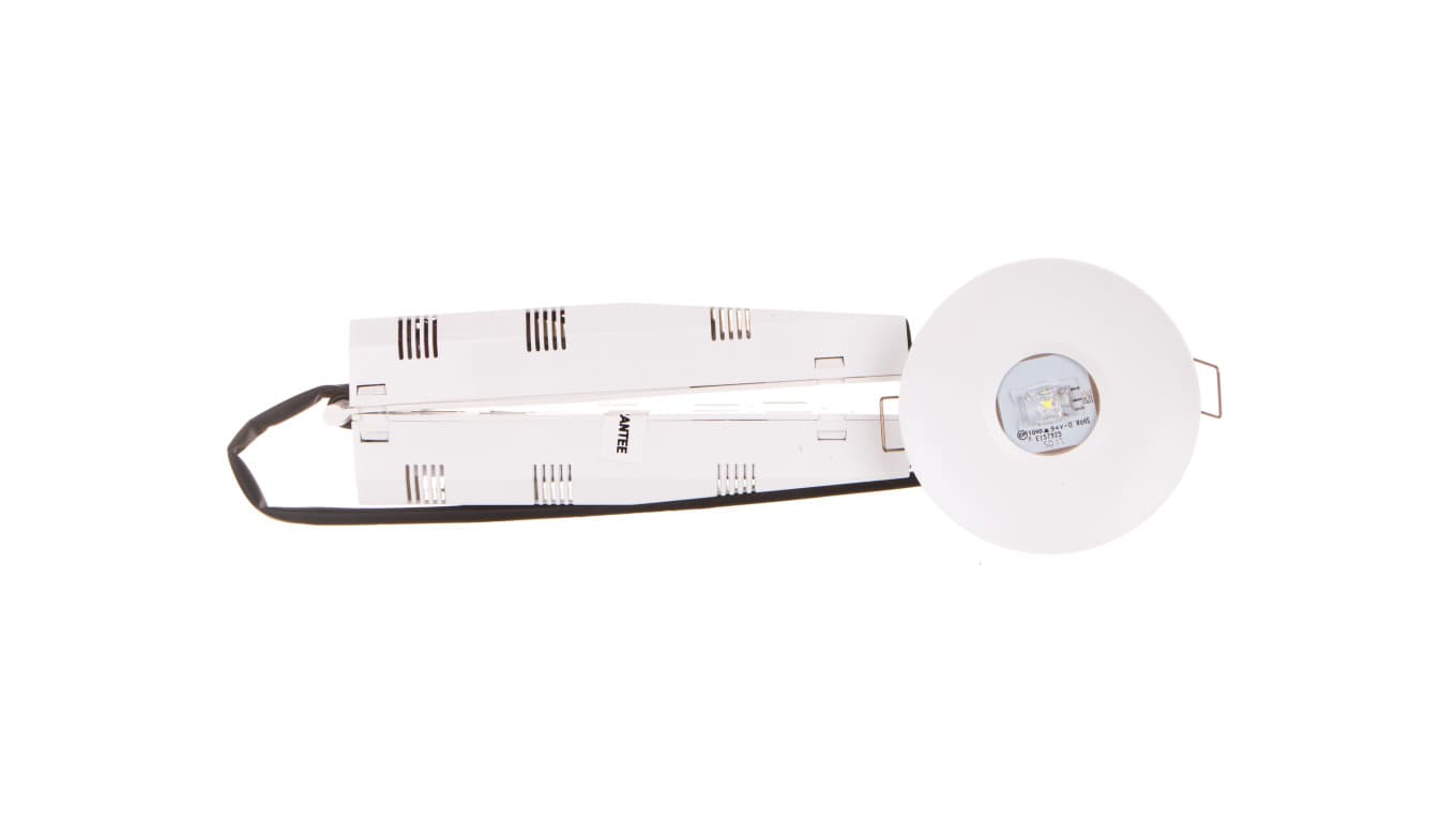 Oprawa awaryjna AXP IP65/20 ECO LED 3W 330lm (opt. universal) 1h jednozadaniowa AT biała AXPU/3W/E/1/SE/AT/WH
