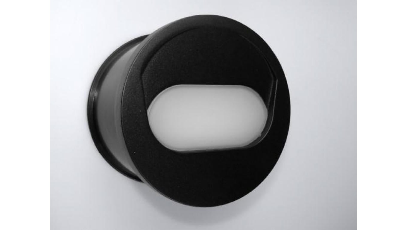 Oprawa elewacyjna LED Lawa 3W WW czarna