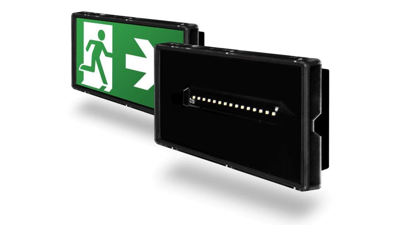 Oprawa ewakuacyjna/awaryjna VELLA SO 250 M 3H MT IP44 BLK + (VD3, VD4, VD5) / 93683