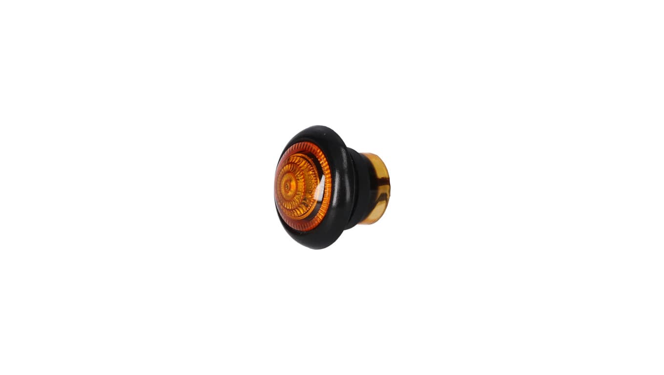 Oprawa led jacht kamper Boat Signal 1W 10-30V pomarańczowa okrągła