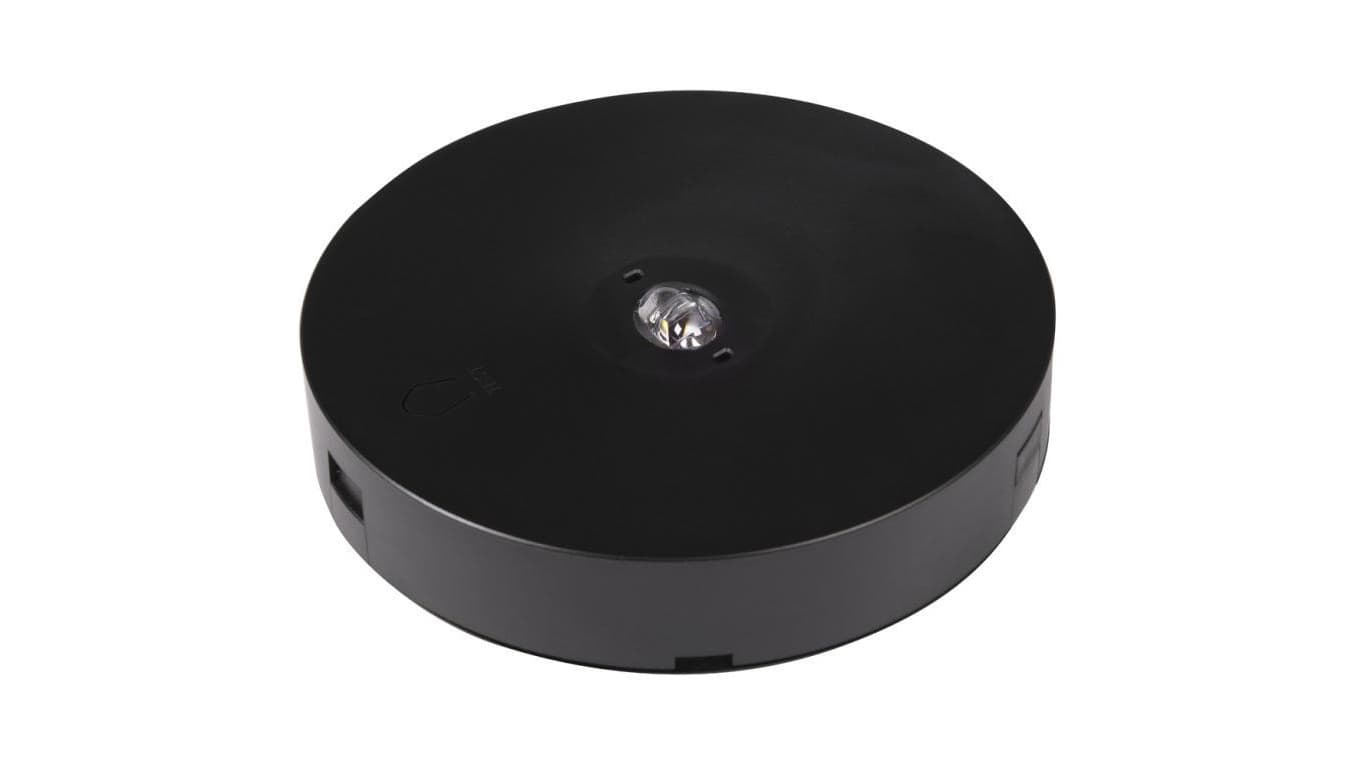 Oprawa sieciowo-awaryjna natynkowa Starlet Round SC 250 M 1H AT IP20 BLK / 90926