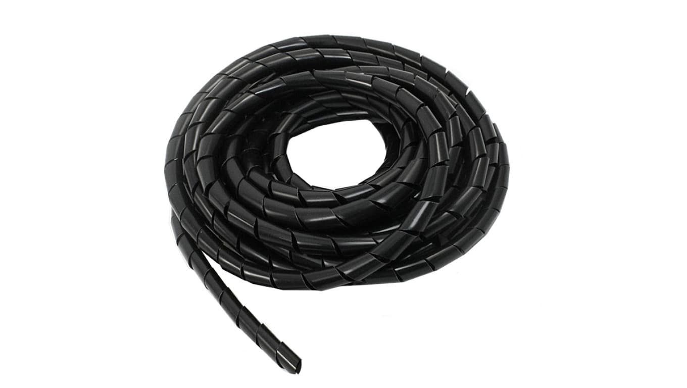 Osłona maskująca na kable Maclean MCTV-685 B (8.7*10mm) 3m czarna spirala MCTV-685