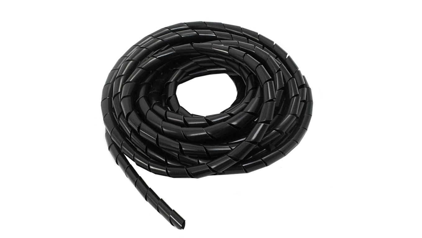 Osłona maskująca na kable Maclean MCTV-685 B (8.7*10mm) 3m czarna spirala MCTV-685