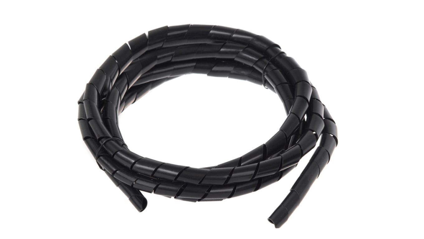 Osłona maskująca na kable Maclean MCTV-687 B (20.4*22mm) 3m czarna spirala MCTV-687