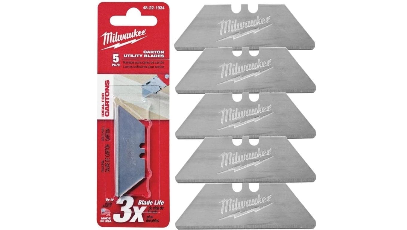 Ostrza wymienne trapezowe zaokrąglone 5szt. MILWAUKEE